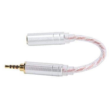 Imagem de Cabo adaptador de fone de ouvido, cabo de áudio flexível macho para fêmea leve para interface de fonte de áudio de 2,5 mm(2,5 masculino balanceado 3,5 estéreo feminino)
