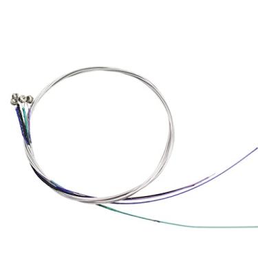 Imagem de Fancyes Conjunto de 4 peças de feridas de prata de níquel 4/4 A-D-G-C para instrumentos de cordas de viola