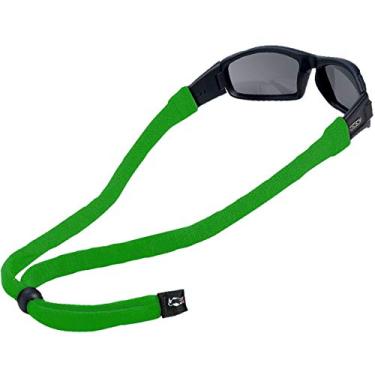 Imagem de Chums Retentor de algodão original – Protetor de óculos unissex para óculos de sol e óculos – Ajuste ajustável, lavável e feito nos EUA (grande, verde-sempre)