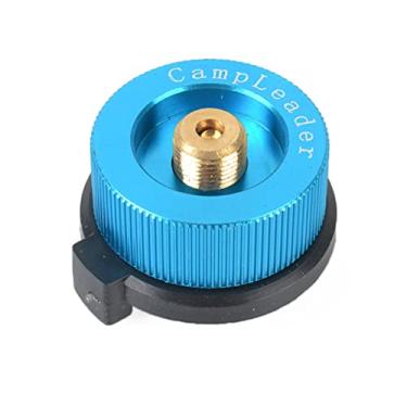Imagem de 1 PCS Adaptador de fogão de acampamento Adaptador de propano Válvula Lindal Adaptador de botija de butano Cilindro e conversor de cartuchos de gás