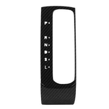 Imagem de Qiilu Revestimento para painel de mudança de marchas para carro, acabamento interno do carro, caixa de câmbio de engrenagens para painel adesivo estilo fibra de carbono adequado para Honda Civic 2016+