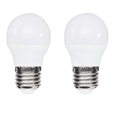 Imagem de Kit 2 Lâmpadas Led Bolinha 3W 6000K (Branco Frio)
