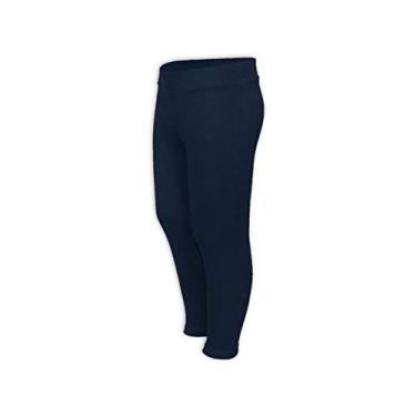 Imagem de Calça Legging Infantil Azul Marinho Tamanho 01