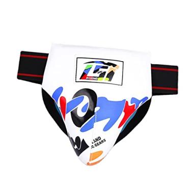 Imagem de Protetor de virilha MMA artes marciais protetor de virilha suporte protetor de virilha, M Altura1,3m a 1,6m