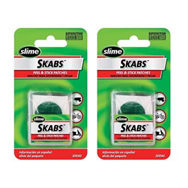 Imagem de Slime Kit de remendo pré-colado 20040 SKABS de 2,5 cm - Pacote com dois (6 adesivos e 1 Scuffer por kit)