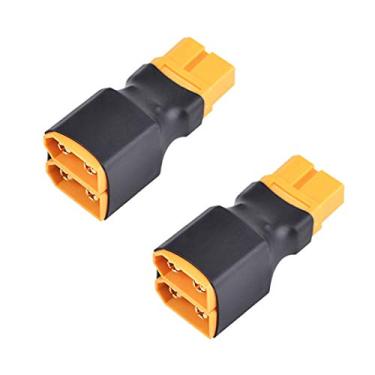 Imagem de 2 peças de conector sem fios XT60 XT-60 conector paralelo 1 fêmea para 2 macho para bateria RC LiPo NiHM ESC