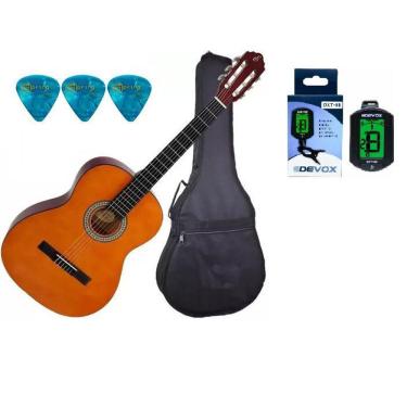 Imagem de Violao Giannini Acustico Nylon Start N14 Natural +Kit