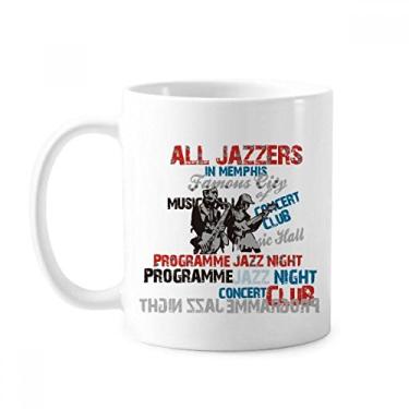 Imagem de Caneca de cerâmica com estampa de instrumentos coloridos rosa musical cerâmica xícara de café porcelana louça