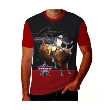 Imagem de Camiseta Pbr Bull Ryder Estampa Total - Tritop Camisetas
