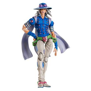Imagem de Medicos Super Estátua Móvel JoJo's Bizarre Adventure Parte 7: Steel Ball Run Gyro Zepelli Segundo Aprox. 6,3 polegadas (160 mm), PVC & ABS & POM figura de ação pintada (Re-Run)
