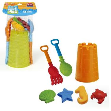 Imagem de Beach Play Kit Torre Infantil Com Acessórios Usual Brinquedos P/ Praia