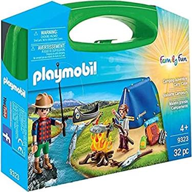 Imagem de Playmobil Conjunto De Construção De Estojo De Transporte De Aventura De Acampamento Multi