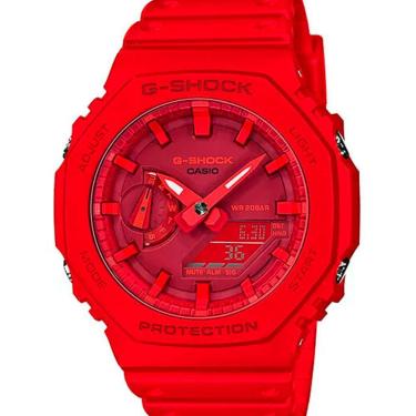 Imagem de Relógio Masculino Casio Vermelho - GA-2100-4ADR