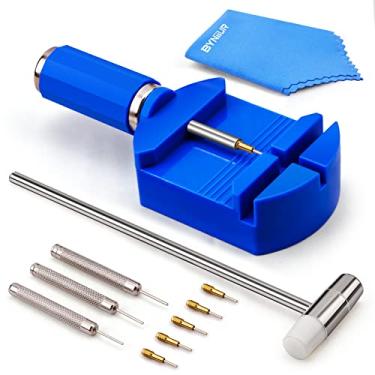 Imagem de Kit de reparo de pulseira de relógio AUTOXEL, removedor de pulseira de relógio com pinos de mola extra para substituição de pulseira de relógio, Azul