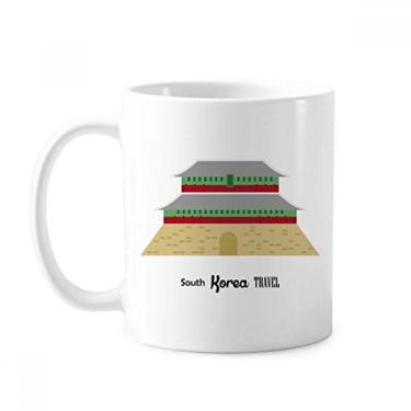 Imagem de South Korea Landmarks Travel Place Caneca clássica de cerâmica branca presente com alças 350 ml