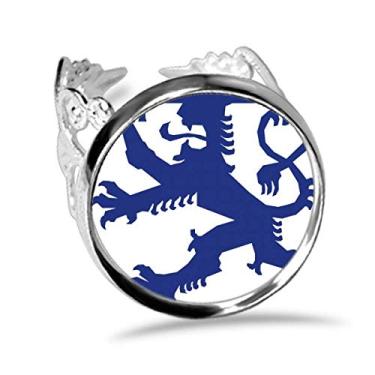 Imagem de DIYthinker Anel de noivado ajustável com símbolo do país da Finlândia