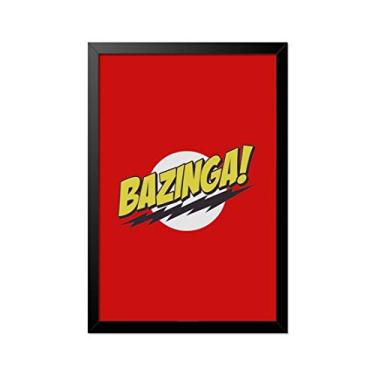 Imagem de Quadroflix Pôster The Big Bang Theory Bazinga 33x23cm (Sala de Estar)
