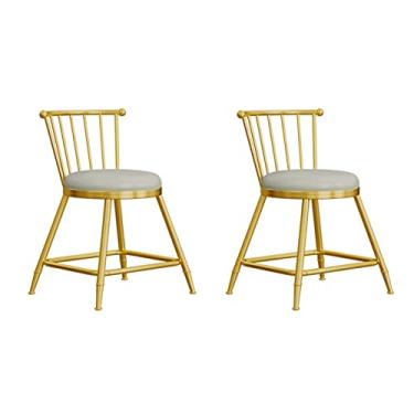 Imagem de SaiLiN Cadeiras de jantar cadeiras de sala de jantar banquetas de bar de altura balcão, cadeira de jantar moderna de meados do século para cozinha alta com encostos, banqueta de bar sem braço para balcão de balcão tudo está bem