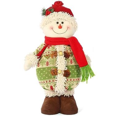 Imagem de Boneco Neve Natal Decorativo Tecido Fofinho 40cm