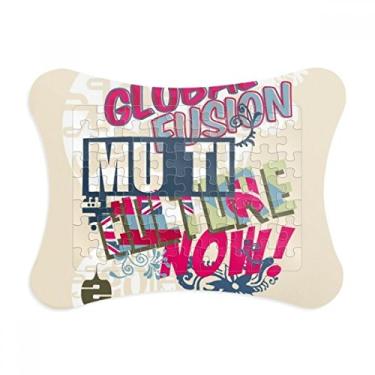 Imagem de Graffiti Street – Moldura de quebra-cabeça com palavras coloridas abstratas