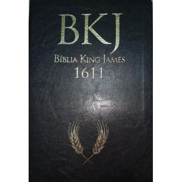 Imagem de Bíblia King James 1611 Ultra Fina Ampliada Preta