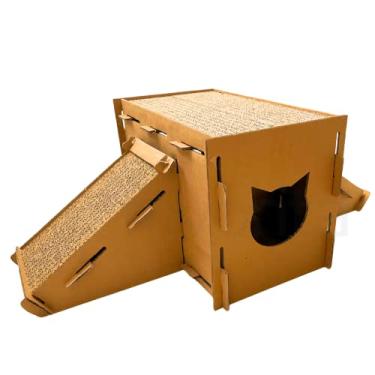 Imagem de ARRANHADOR PARA GATOS COM DUPLA RAMPA ANTIESTRESS