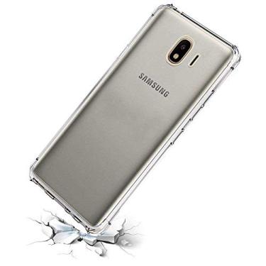 Imagem de Capa Case Anti Shock Antiqueda Samsung Galaxy J2 Pro, Tela 5", Transparente, Bordas Reforçadas, SM-J250M