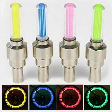 Imagem de 2 Pitos De Led Bico P Bicicleta Carro Moto Neon Válvula Pito