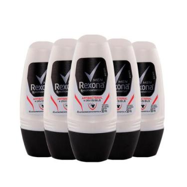 Imagem de Desodorante Roll On Rexona Masculino 48H 50ml Kit Com 5Un