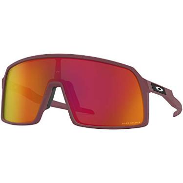 Imagem de Óculos de Sol Oakley Masculino OO9406 Sutro Retangulares, Matte Vampirella/Prizm Ruby, 37 mm
