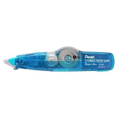 Imagem de Corretivo em fita Correction Tape Azul + refil 5mmx6m Pentel