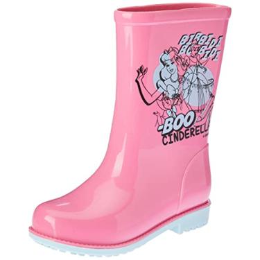 Imagem de Bota Disney Rain Magic, Grendene Kids, Criança Unissex, Azul/Rosa, 32/33