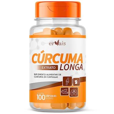 Imagem de Curcuma Extrato Curcumina 100% Pura - 100 cápsulas 500mg (95% Curcuminoides) Premium