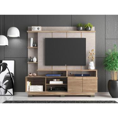 Imagem de Painel para Tv até 60 Polegadas 2 Gavetas Carvalho Oak / Petra