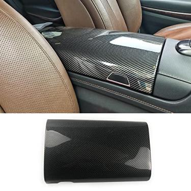 Imagem de CHUANGHUI Para Mercedes-Benz S Class W221 W222 S400 S450 S500 S550 S560 S600 Cor de Fibra de Carbono Interior do Carro Caixa de Apoio de Braço Central Capa Protetora de Painel de Caixa de Console (W22 2014-2020)