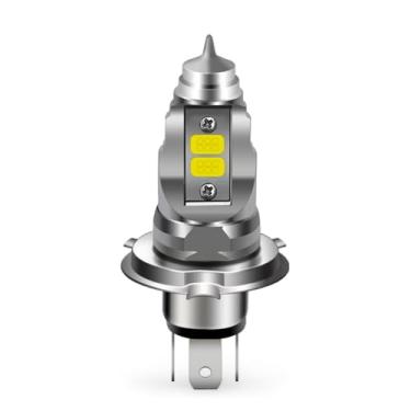 Imagem de Ruiandsion Lâmpada LED P43T para motocicleta P43T 9003 HB2 feixe de alta/baixa 25W 12000LM 8-24V luz branca super brilhante para motocicleta Plug and Play (pacote com 1)