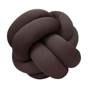 Imagem de Genérico Almofada de Nó Escandinavo Duplo Para Sofá Quarto Decorativo (Marrom) 30cm