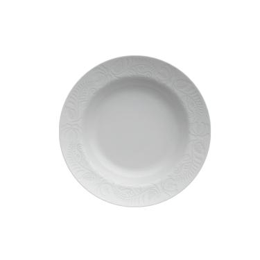 Imagem de Prato fundo em porcelana Germer Folk 23,5cm branco