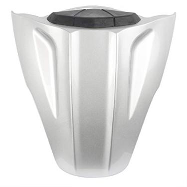 Imagem de Capa de assento traseiro de motocicleta carenagem capota traseira de passageiro cauda ABS capa de extremidade apto para Kawasaki Ninja ZX10R ZX-10R 2011-2015 (prata)