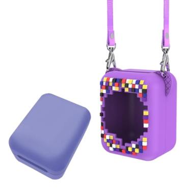 Imagem de Capa de Silicone para Animal de Estimação Digital de Brinquedo Interativo Bitzee, Capa Protetora de Pele Com Cordão, Bolsa de Armazenamento de Viagem para Animais de Estimação