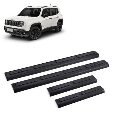 Imagem de Soleira porta plástico injetado preto renegade 2016 - 2023