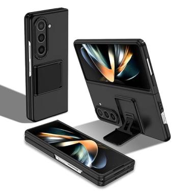 Imagem de Asuwish Capa de telefone para Samsung Galaxy Z Fold 6 5G 2024 com capa de câmera deslizante suporte suporte fino protetor móvel rígido híbrido traseira robusta acessórios de celular ZFold6 Z6 G Fold6