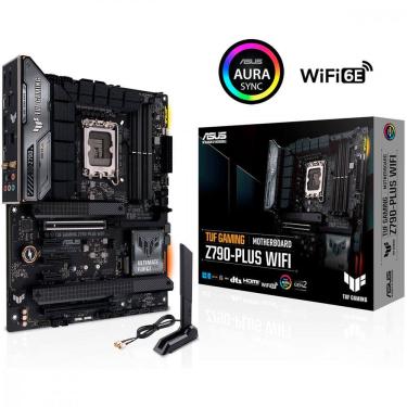 Imagem de Placa Mãe Asus TUF Gaming Para Intel LGA 1700 Z790-PLUS Wifi 4xDDR5 ATX