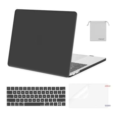 Imagem de MOSISO Capa Macbook Pro De 13 2016-2020 Ano Versão A2159 A1989 A1706 A1708, Capa Plástico E Capa De Teclado E Protetor Tela E Bolsa De Armazenamento Compatível Com Macbook Pro 13,Espaço Cinza