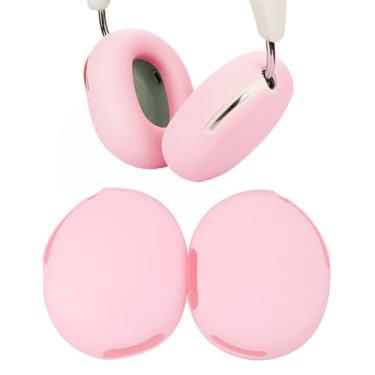 Imagem de Adhiper Capa de silicone para fones de ouvido Sonos Ace, capa para almofadas de suor, capa/acessórios de capa de fone de ouvido, à prova de suor e facilmente lavável (rosa)