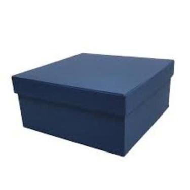 Imagem de Caixa De Presente Cartonada 25 X 25 X 10 Azul Porto Seguro - Kero Kit