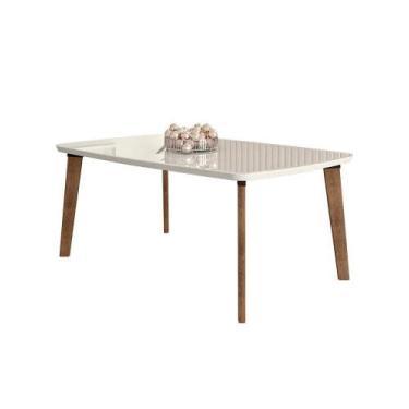 Imagem de Mesa Liverpool 1,70 x 0,90 Oblongo Off White - Mais de Casa