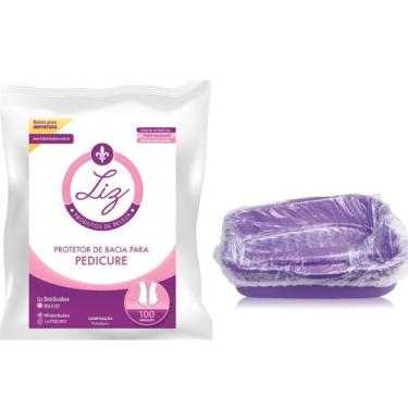 Imagem de Protetor Bacia Pedicure 100 unidades Liz Produtos de Beleza - Liz prod