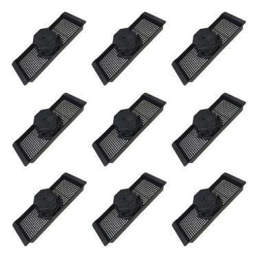 Imagem de 10 Caixinhas De Laje Preta Luz Teto C/ Abas 30cm Construção - Moniale