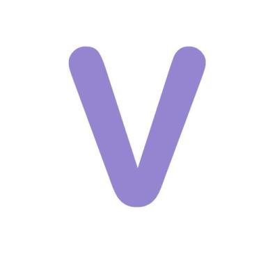 Imagem de Letras em EVA Alfabeto Lilás - 14cm - Extra Festas, V